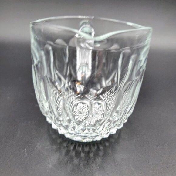 Vintage Creamers Syrup Pitchers Condiment And Sugar Bowl Servers Clear Glass - Picture 11 of 16